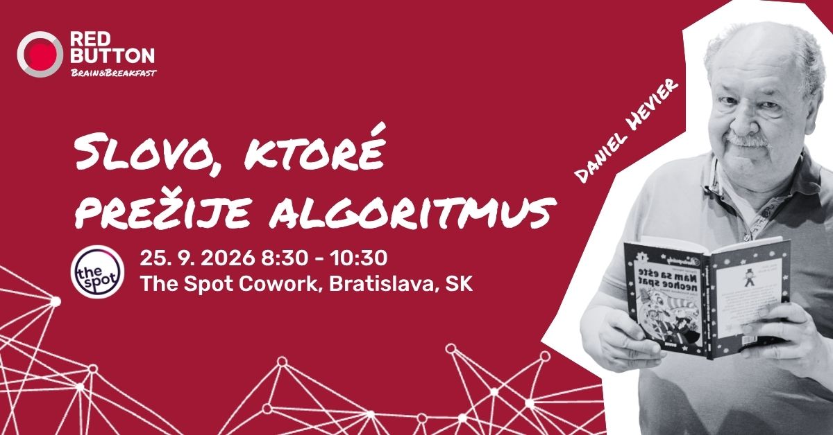 Brain&Breakfast Slovensko – Daniel Hevier, 25. september 2026